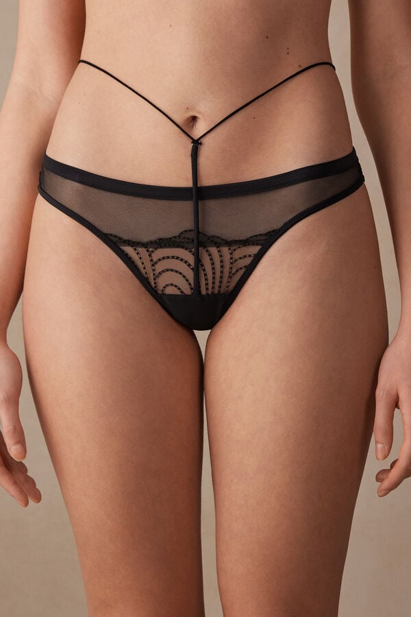 Intimssimi Steal the Show High Rise Brazilian Negras | PEJVR58636