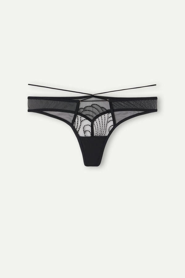 Intimssimi Steal the Show Thong Negras | PECIF29026