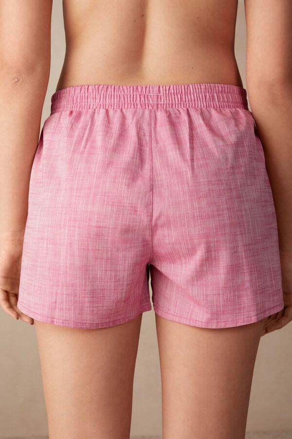 Intimssimi Strawberry Milkshake Shorts in Cotton Cloth Rosas | PENEJ58477