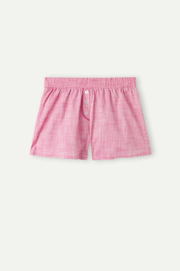 Intimssimi Strawberry Milkshake Shorts in Cotton Cloth Rosas | PENEJ58477