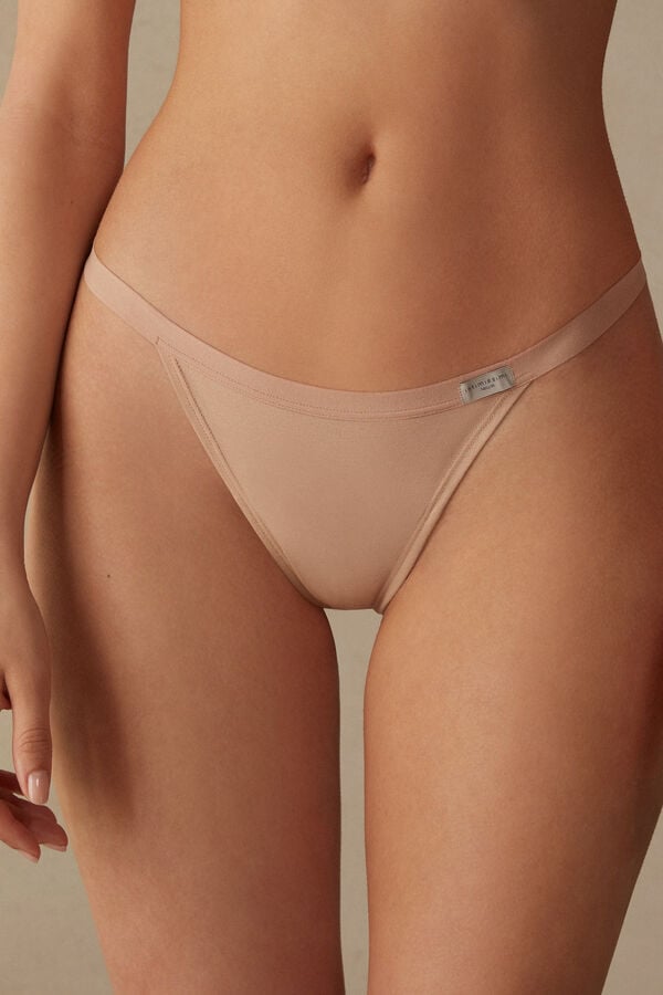 Intimssimi String Thong in Cotton Natural | BPESD75845