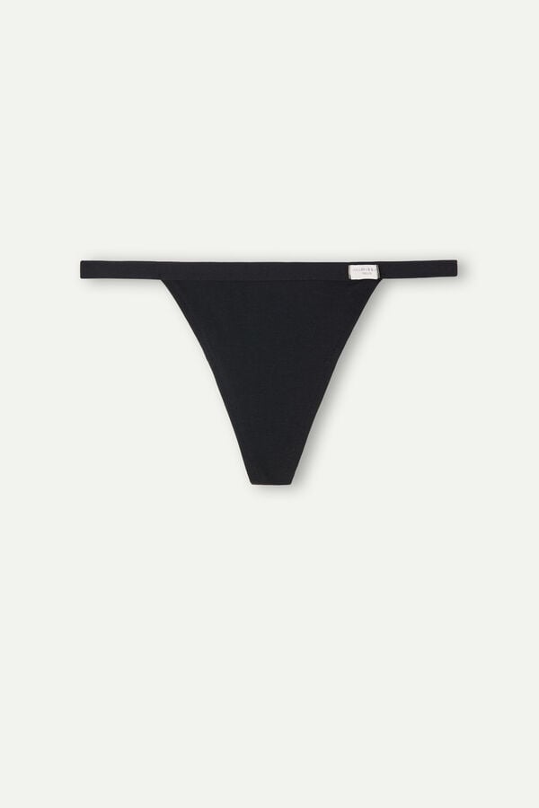 Intimssimi String Thong in Cotton Negras | EPEVG84852