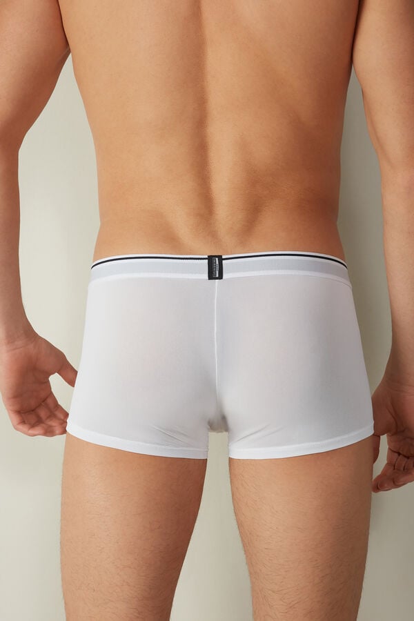 Intimssimi Super Fresh Micro-mesh Boxers Blancas | BPESO70451