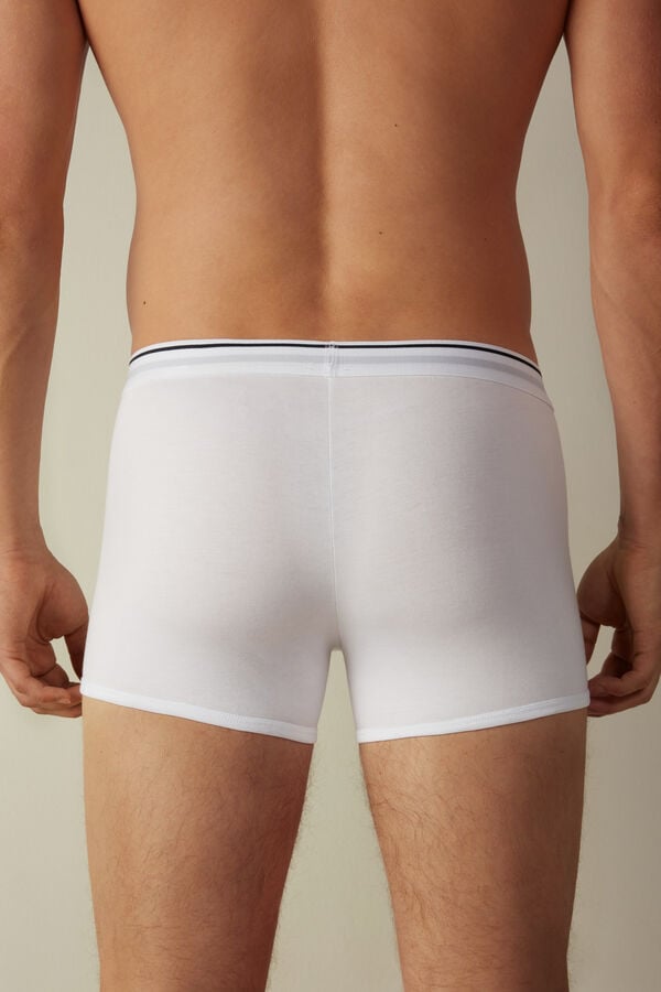 Intimssimi Supima® Cotton Boxers Blancas | PEJVR35174