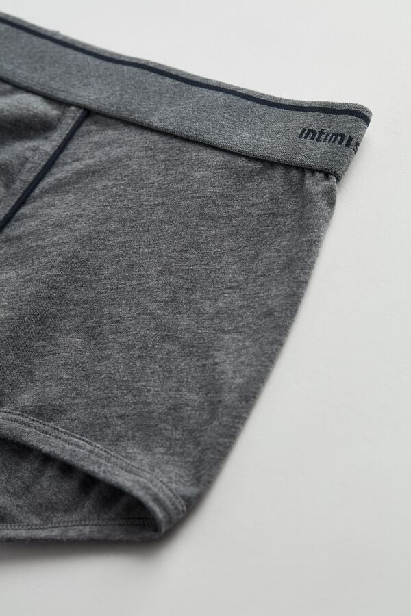 Intimssimi Supima® Cotton Boxers Gris Oscuro | PEJVR30166