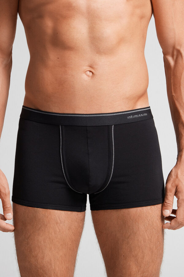 Intimssimi Supima® Cotton Boxers Negras | MPEFT43492