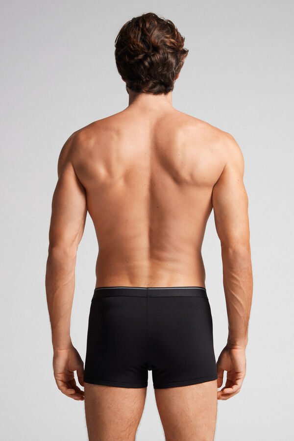 Intimssimi Supima® Cotton Boxers Negras | MPEFT43492