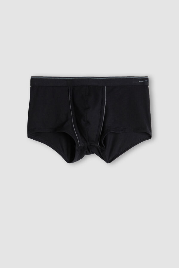 Intimssimi Supima® Cotton Boxers Negras | MPEFT43492