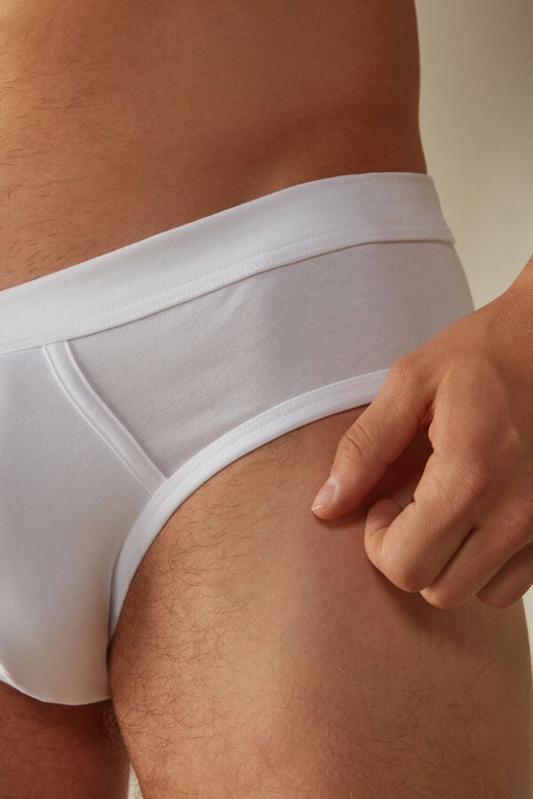 Intimssimi Supima® Cotton Briefs Blancas | GPEUC25234