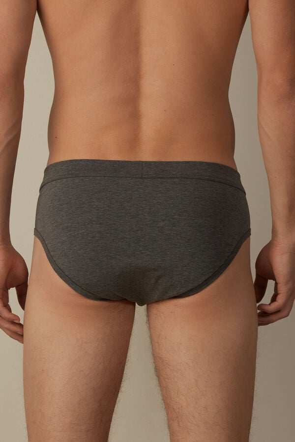 Intimssimi Supima® Cotton Briefs Gris Oscuro | PEXMI44182