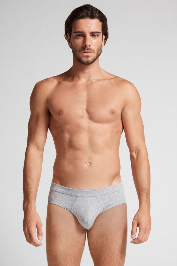 Intimssimi Supima® Cotton Briefs Gris | QPEUV82384