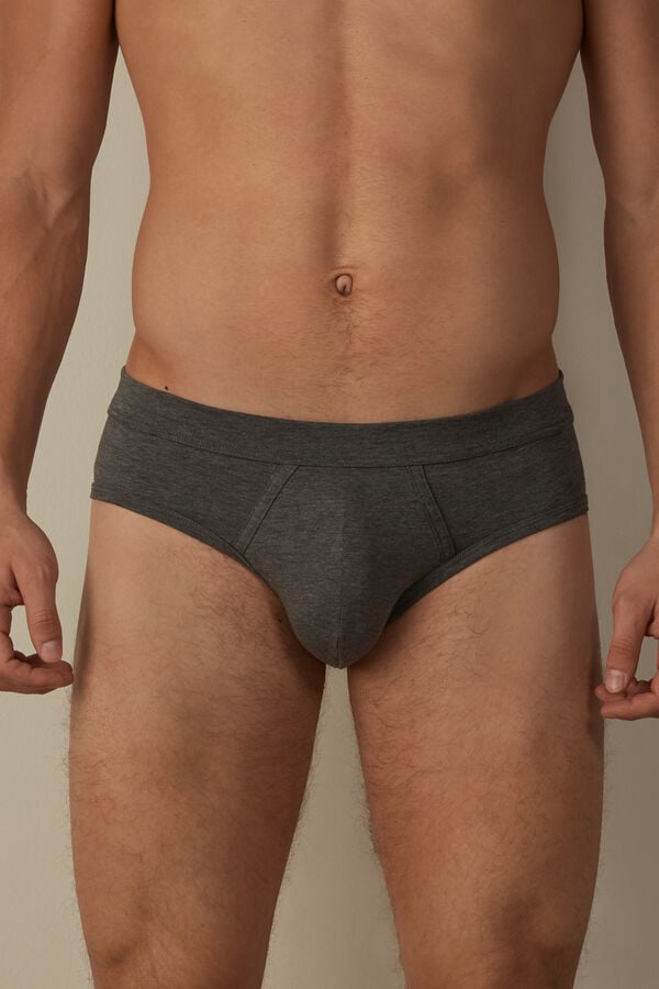 Intimssimi Supima® Cotton Briefs Gris Oscuro | XPEBH95145