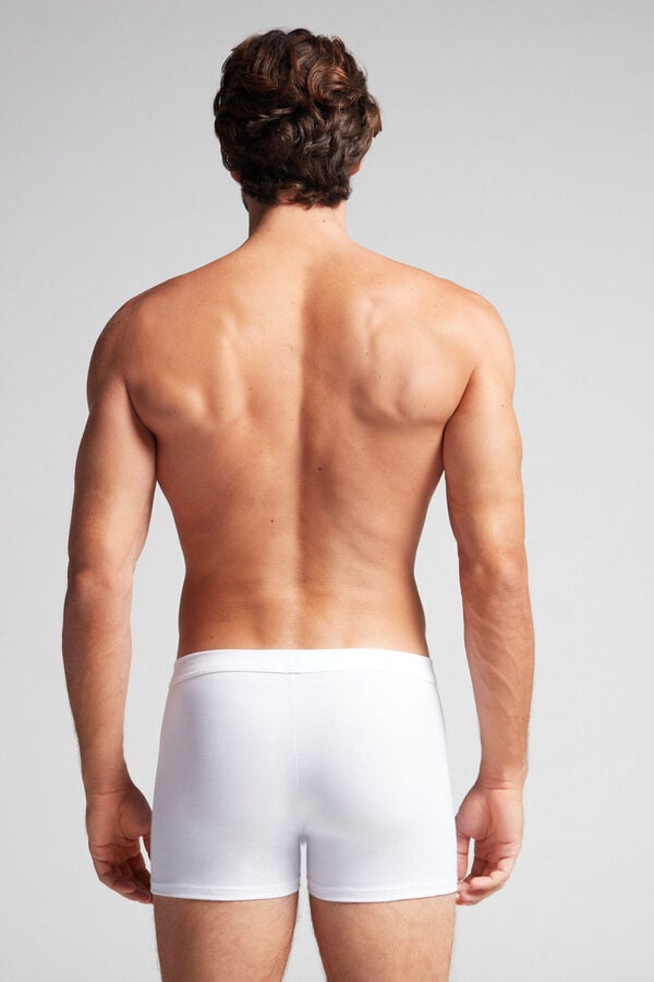 Intimssimi Supima® Cotton Loose Fit Boxers Blancas | EPEHC50852