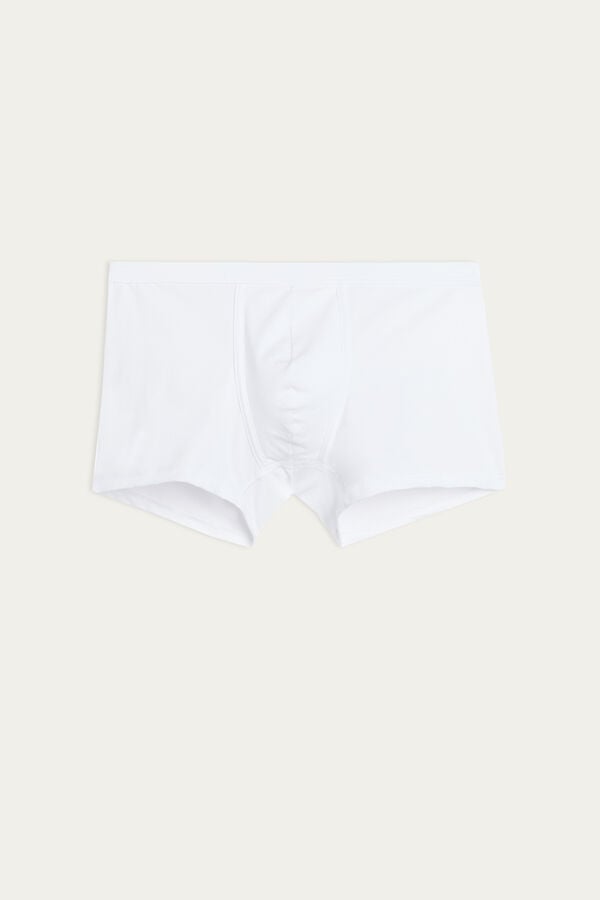 Intimssimi Supima® Cotton Loose Fit Boxers Blancas | EPEHC50852