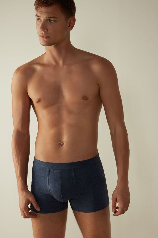 Intimssimi Supima® Cotton Loose Fit Boxers Azules | TPEPQ37085