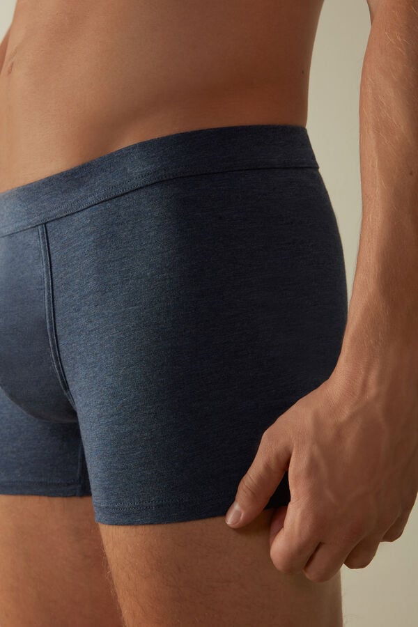 Intimssimi Supima® Cotton Loose Fit Boxers Azules | TPEPQ37085