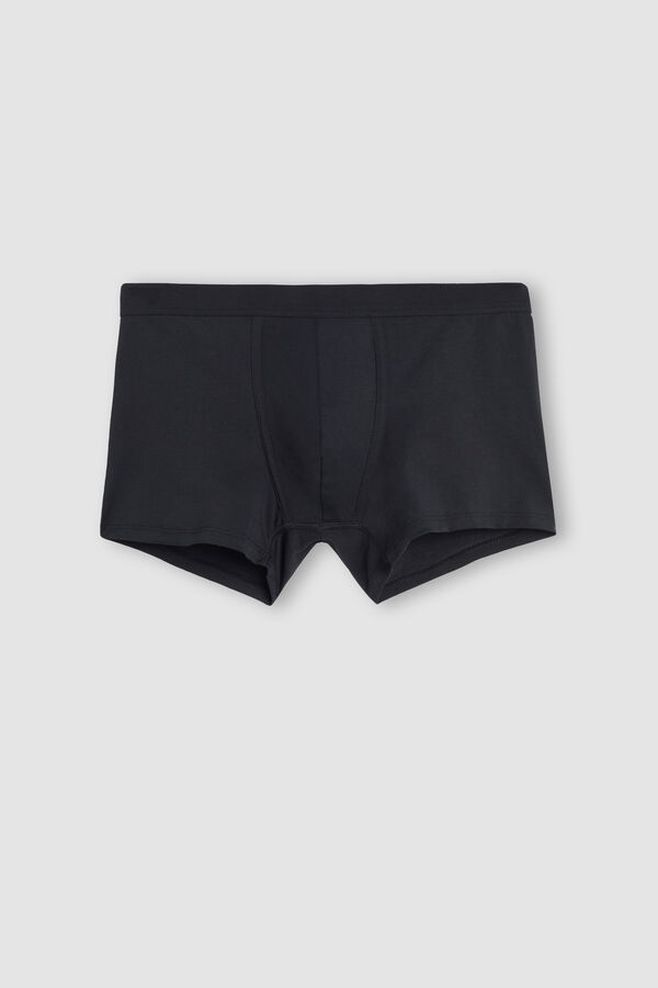 Intimssimi Supima® Cotton Loose Fit Boxers Negras | TPEWZ86505