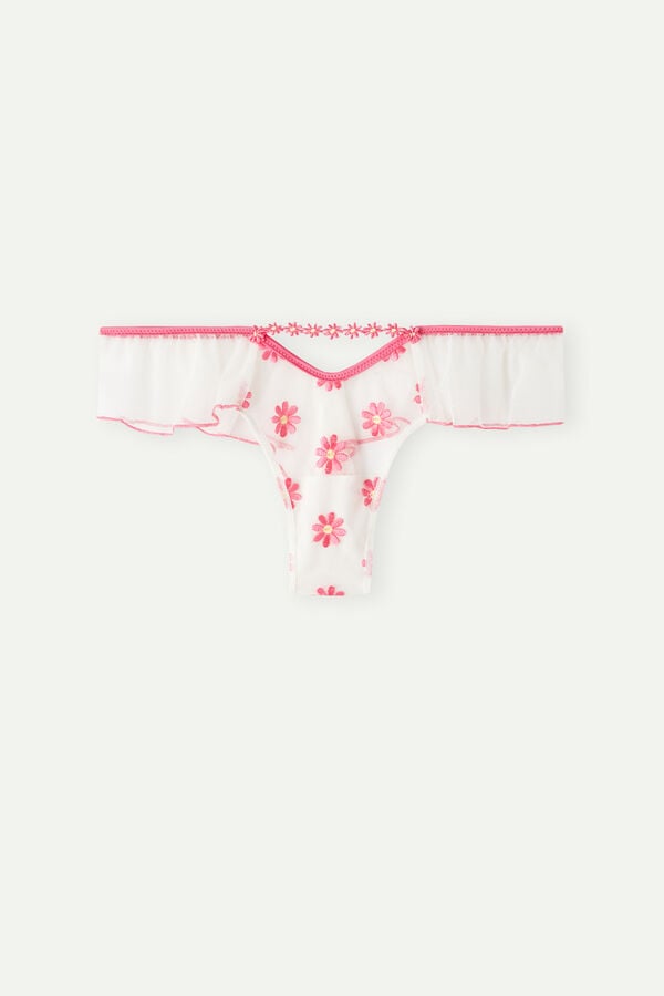 Intimssimi Sweet Like Daisies ‘80s Estilo Brazilian Blancas | ZPENQ95950