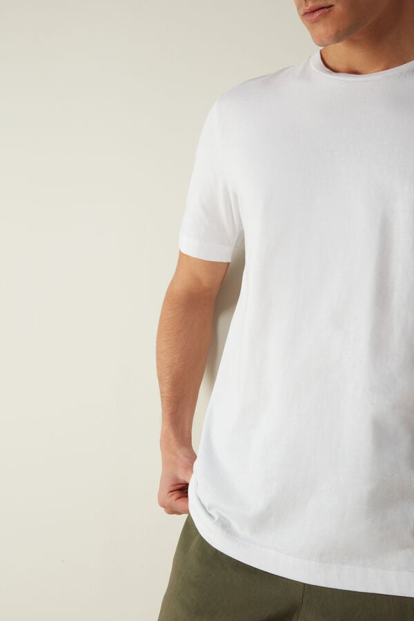 Intimssimi T-shirt in Cotton Jersey Blancas | EPEVG82443