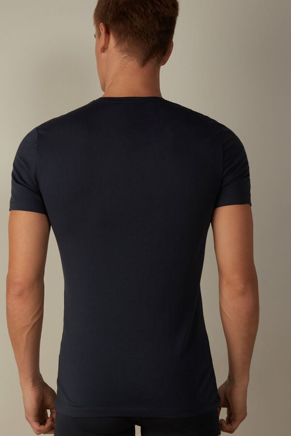 Intimssimi T-shirt in Stretch Supima® Cotton Azules | PEQCS30414