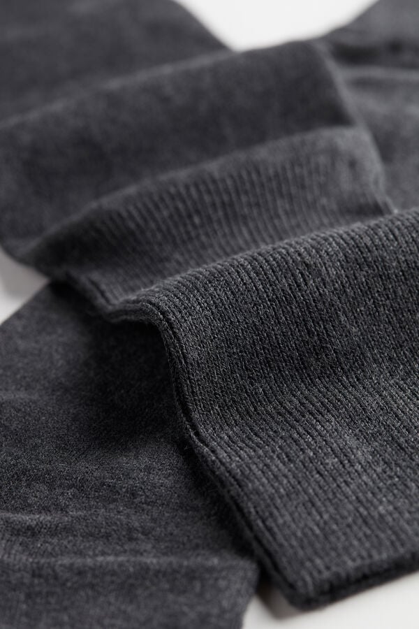 Intimssimi Tall Warm Cotton Socks Gris | BPESD51153