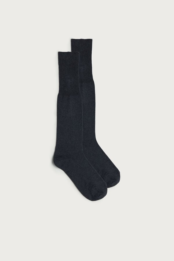 Intimssimi Tall Warm Cotton Socks Gris | BPESD51153