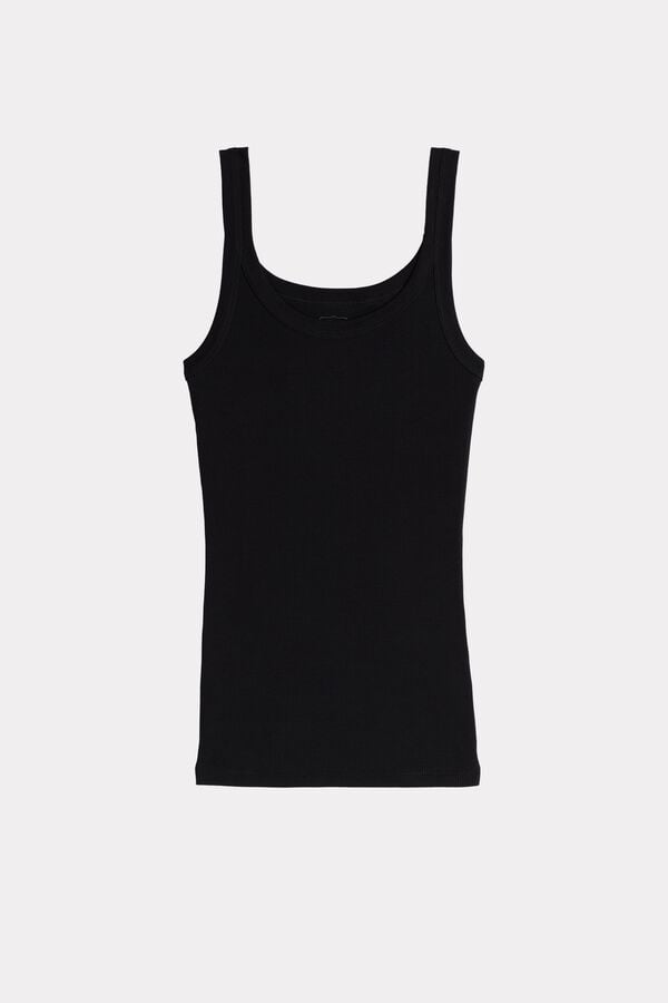 Intimssimi Tank Top in Supima® Cotton Negras | PENZX73060