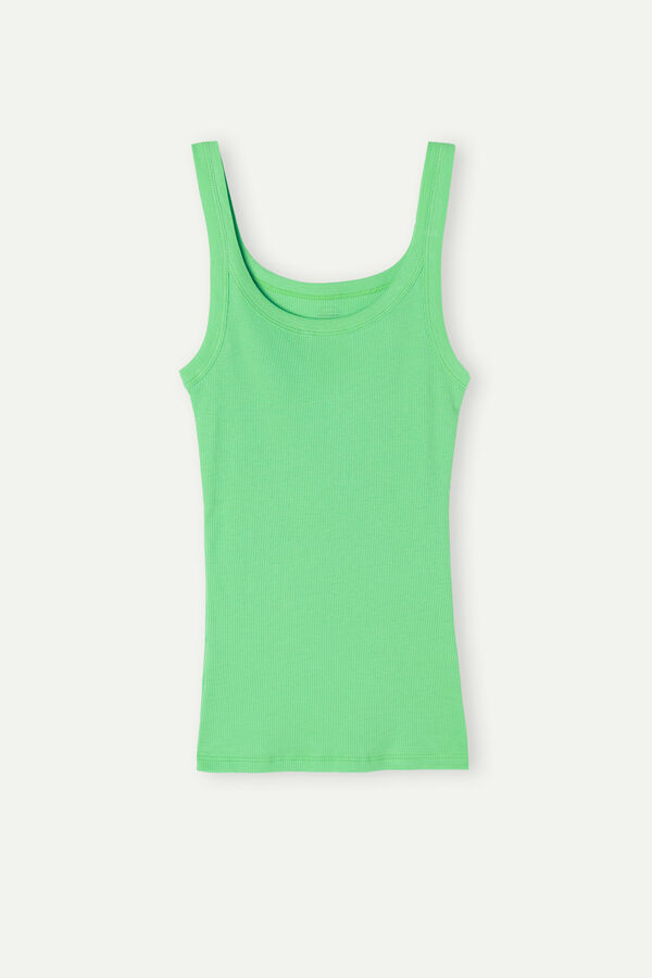 Intimssimi Tank Top in Supima® Cotton Verde | SPENY68114