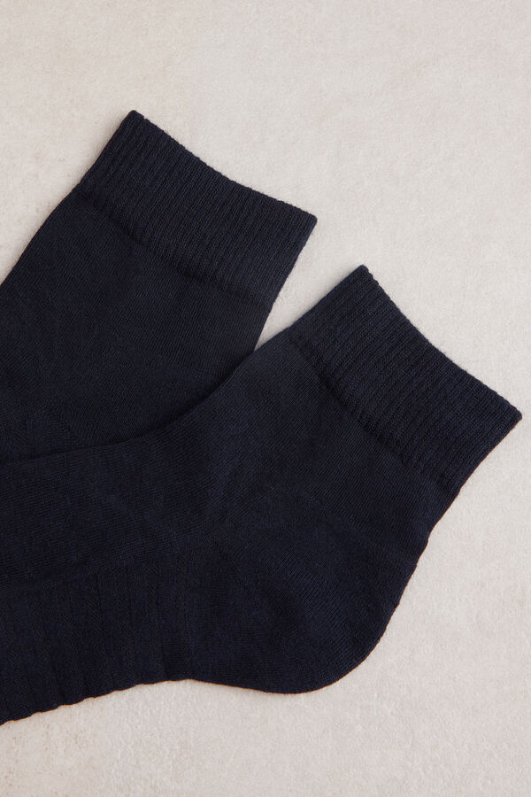 Intimssimi Terrycloth Short Socks Azules | XPEGW75563