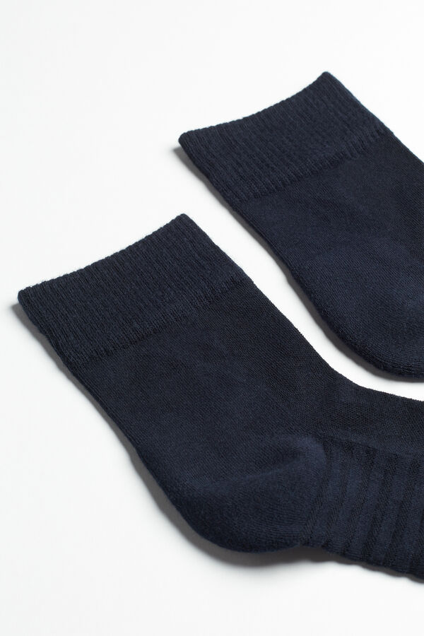 Intimssimi Terrycloth Short Socks Azules | XPEGW75563