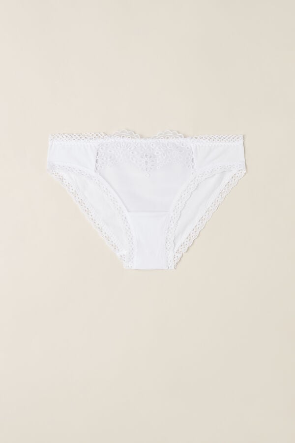 Intimssimi Timeless Simplicity Cotton Panties Blancas | PECIF59864