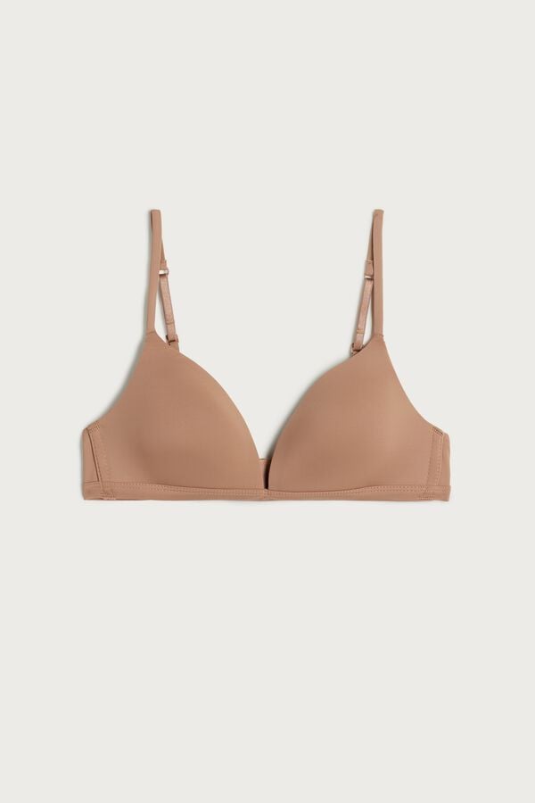 Intimssimi Tiziana Microfiber Triangle Bra Natural | LPESX39649