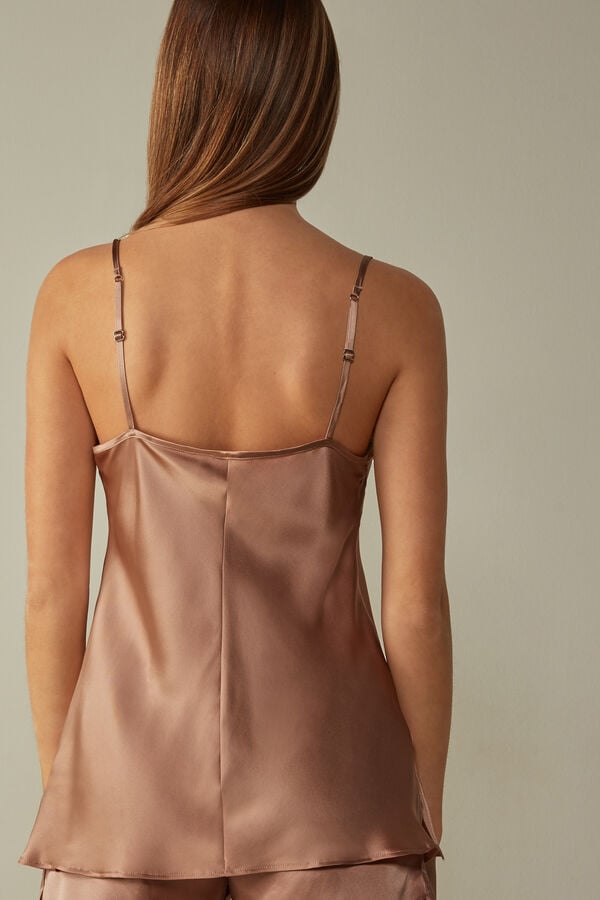 Intimssimi Top in Silk Satin Natural | PEICD42105