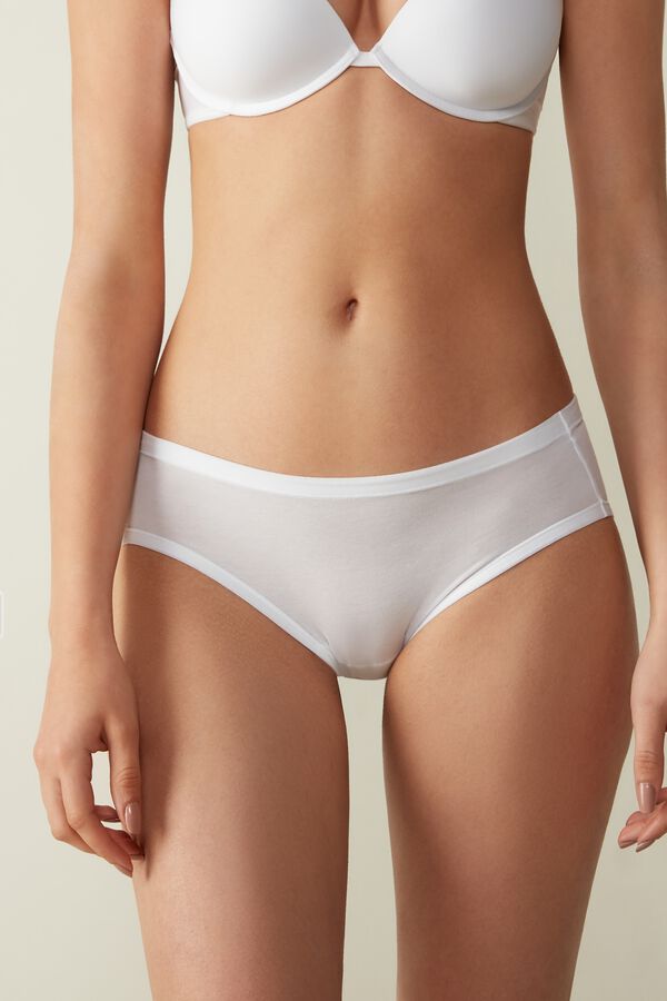 Intimssimi Ultralight Supima® Cotton Briefs Blancas | FPEHY52942