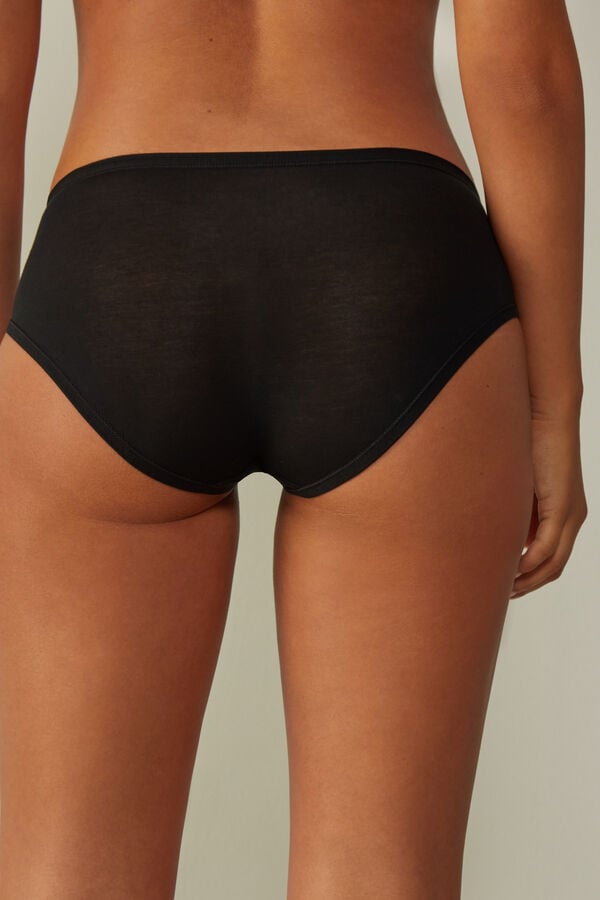 Intimssimi Ultralight Supima® Cotton Briefs Negras | PENZX74395