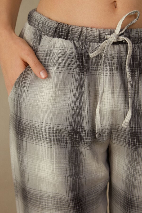 Intimssimi Warm Cuddles Pants in Brushed Cloth Gris | QPEUV85161