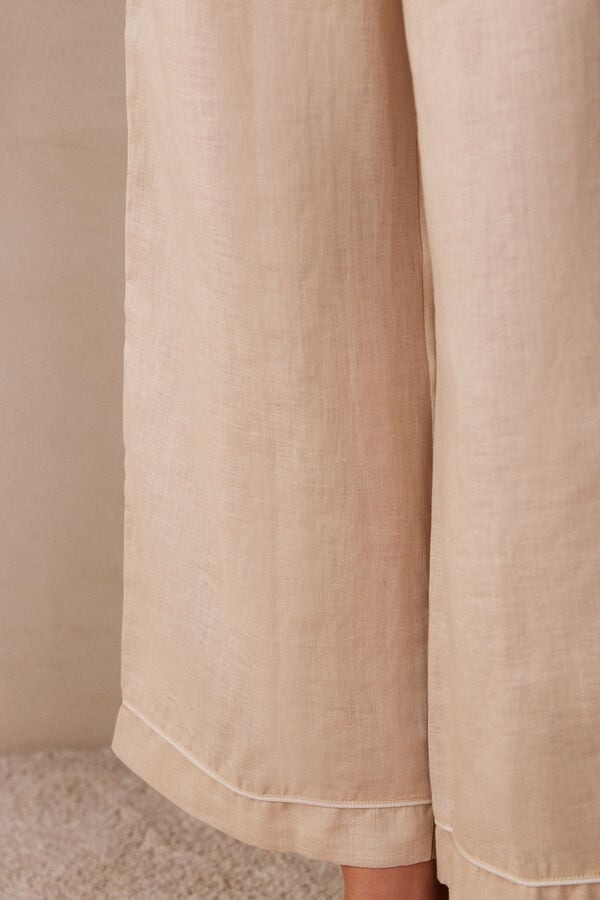 Intimssimi Yacht Night Linen Pants Natural | FPEUI24867