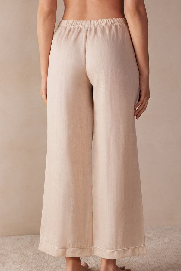 Intimssimi Yacht Night Linen Pants Natural | FPEUI24867