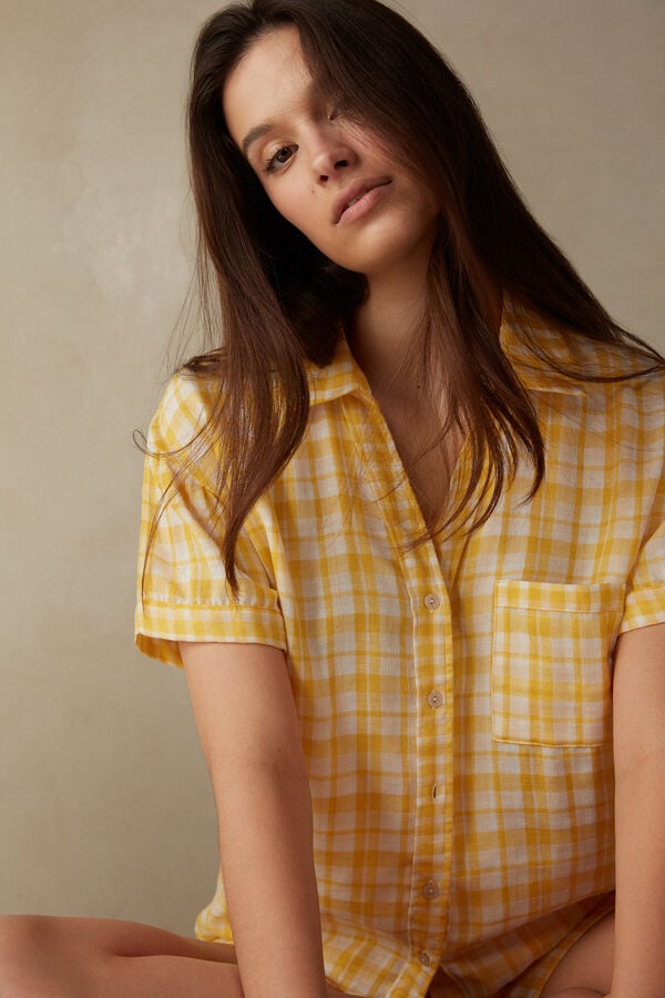 Intimssimi Yellow Submarine Short Sleeve Top Amarillo | PPEQX48858