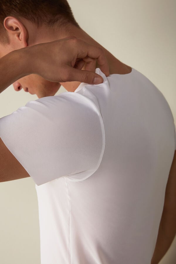 Intimssimi seamless Micromesh Top Blancas | PEICD59983